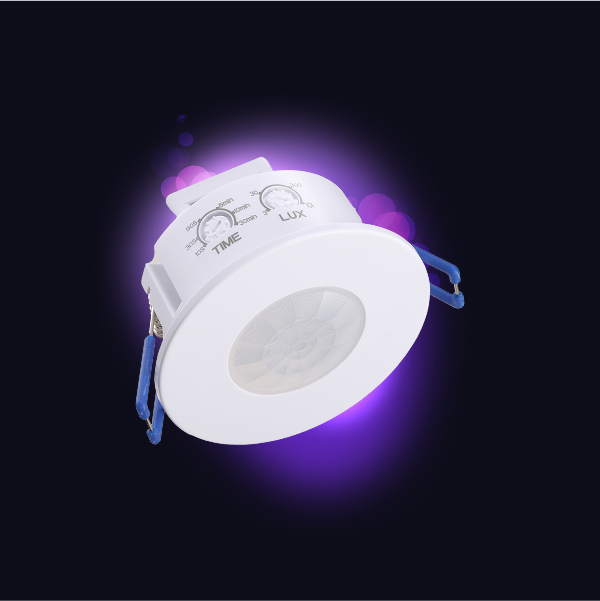 SENZOR POKRETA BIJELI UGRADNI 360° MAX/800W/8met /h 4met IP20 ST41H FLUXRAM