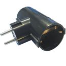 T-RAZVODNIK 2U 16A/250V crni