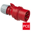Ravni utikač 16A 3L+N+PE, IP44 (015-6)
