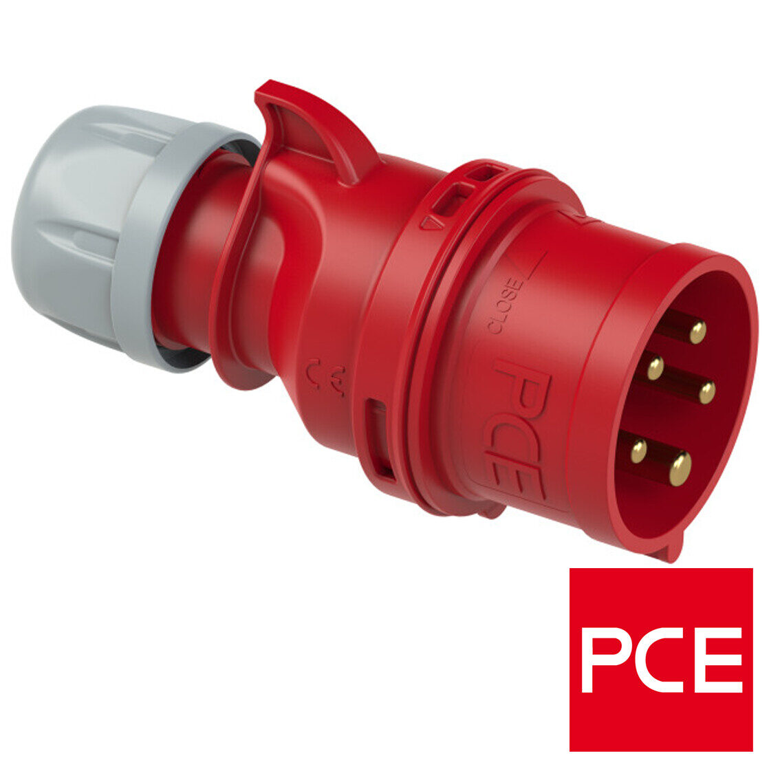 Ravni utikač 32A 3L+N+PE, IP44 (025-6)