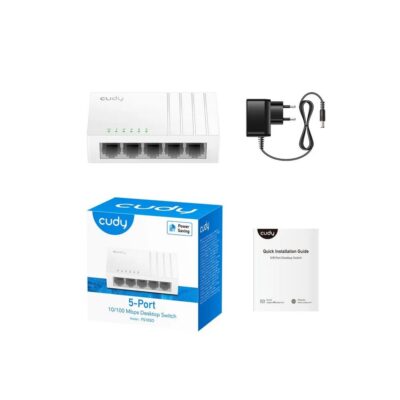 Switch Cudy FS105D, 5-Portni, 10/100 Mbps, desktop