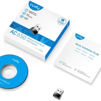Wi-Fi 6 adapter Cudy WU300, AX 300, nano USB