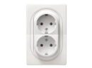 PRESTIGE PRIKLJUCNICA PVC DUPLA bijela (604.009)