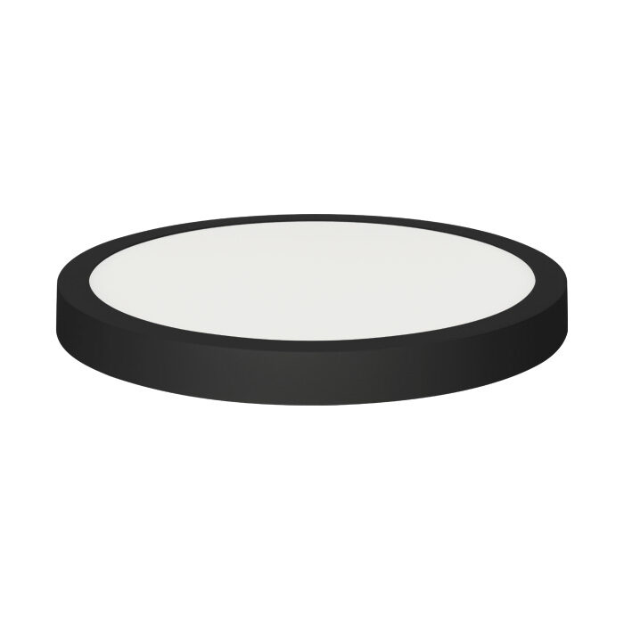 LED PANEL 36W 3CCT OKRUGLI NADGRADNI CRNI MILENA