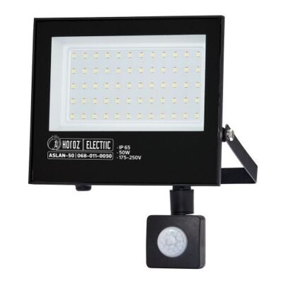 LED REFLEKTOR 50W SA SENZOROM 6400K IP65 ASLAN/S