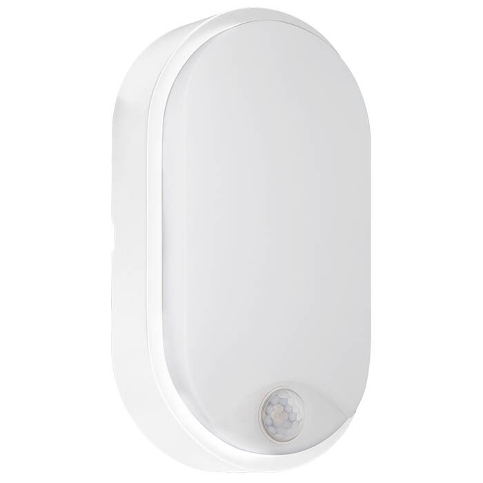 LED SVETILJKA ZIDNA SA SENZOROM 15W IP54 3CCT BELA PALERMO